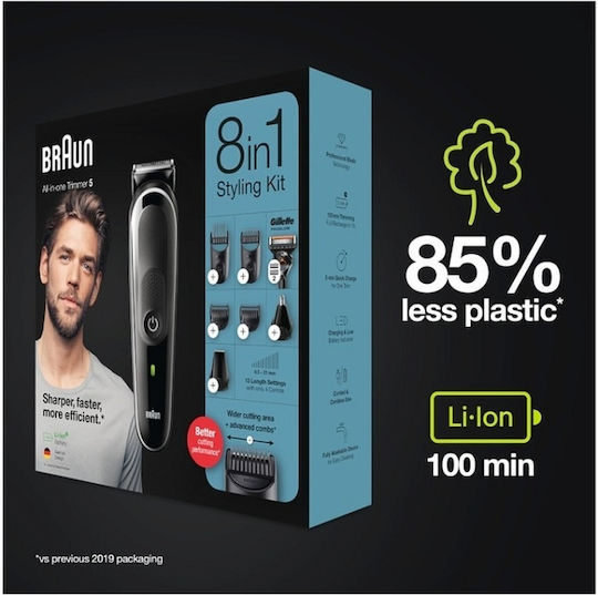 Braun MGK5360 Aparat de Ras Electric Față Reîncărcabil