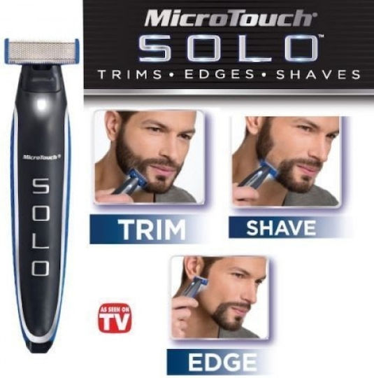 MicroTouch Solo Rotating Electric Shaver Face / Body Rechargeable