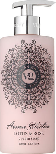 Vivian Gray Vivian Gray Aroma Auswahl Lotus & Rosen Flüssige Seife mit Pumpe 400ml