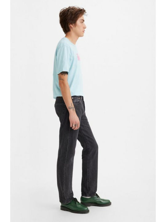 501 Men's Jeans Pants with Regular Straight Fit Anthracite