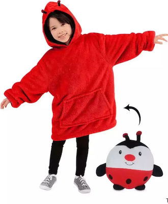 Plush Huggle Pets Hoodie Ladybug