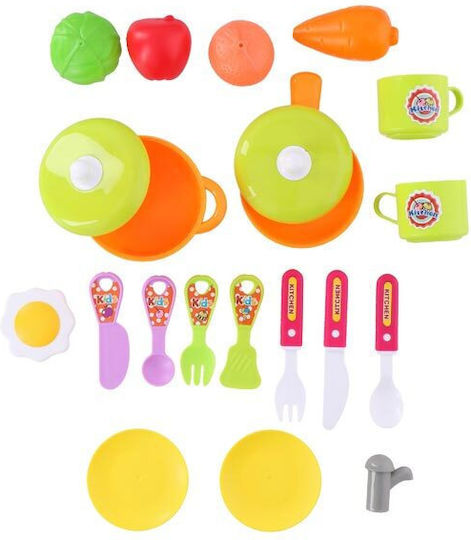 Eddy Toys Cooking Game / Kitchenware Kitchen set in Carrying Case 26pcs