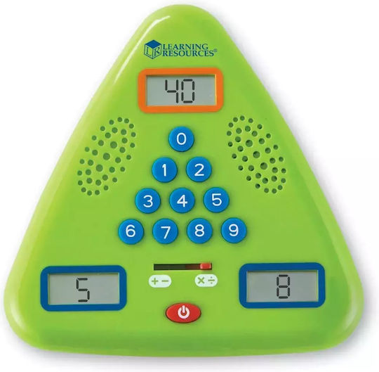 Learning Resources Minute Math Electronic Flash Card STEM Joc Educațional de Cunoștințe pentru 6+ ani Ani