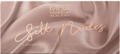 MUA Nudes 10 Lidschatten-Palette Matt in fester Form in Rosa Farbe