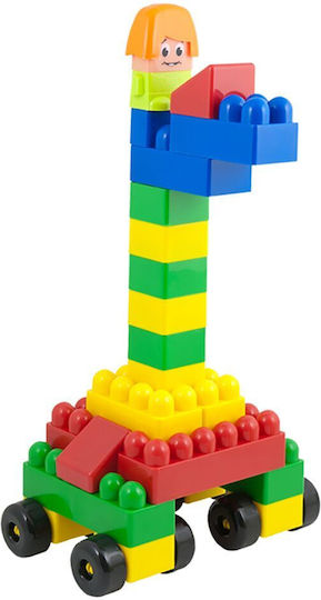 Miniland Bausteine Blocks Super für 1,5–5 Jahre Jahre 64Stück