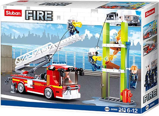 Sluban Τουβλάκια Fire Ladder Practice για 6-12 Ετών 343τμχ