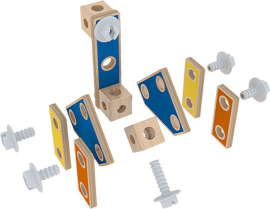 Hape Jucărie de Construcție din Lemn Master Builder Set pentru Copii 3+ ani+ Ani
