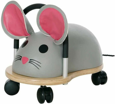 Wheelybug Animal Walker Rabbit Small Baby Walker Animal Ride On for 12++ Months Gray