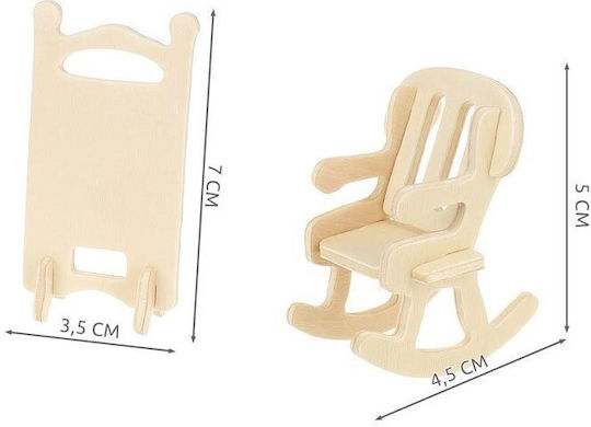 Kruzzel DIY Wooden Furniture For Dollhouse Furniture for Dollhouse