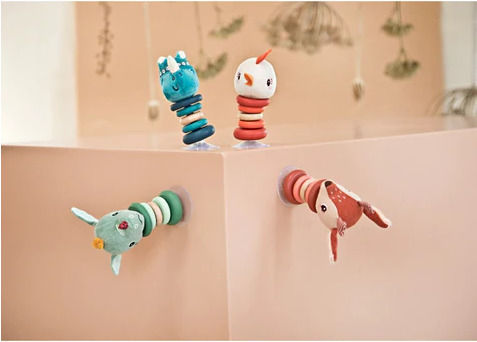 Lilliputiens Wooden Baby Rattle Paulette