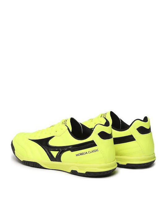 Mizuno Morelia Sala Classic Ποδοσφαιρικά Παπούτσια Σάλας IN Κίτρινα
