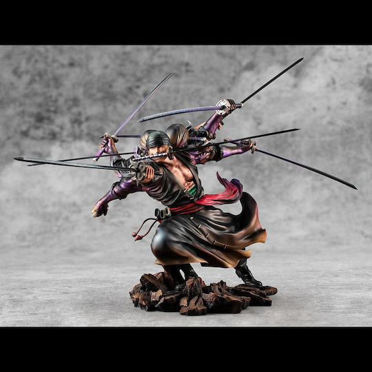 Megahouse One Piece: Roronoa Zoro Demon Spirit Kyuutouryuu Asura Excellent Model P.O.P Φιγούρα 17εκ.
