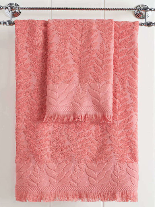 Beauty Home Πετσέτα Σώματος 70x140εκ. Κοραλί Βάρους 500gr/m²