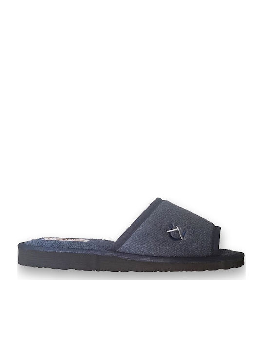 Men's Terry Slippers Gray