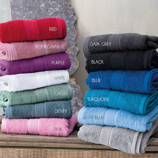 Rythmos Hand Towel Illusion 30x50cm Blue Weight 480gr/m²