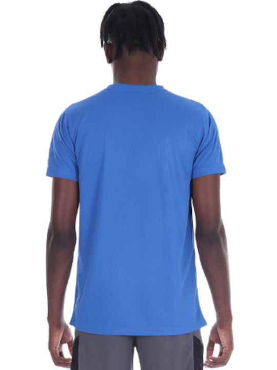 Magnetic North Men's Athletic T-shirt Short Sleeve Blue