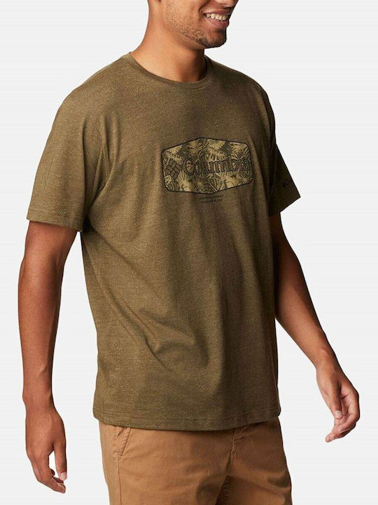 Columbia Men's Short Sleeve T-shirt Khaki