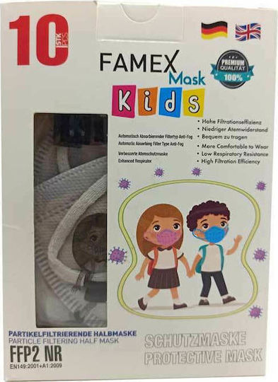 Famex Disposable Protective Mask FFP2 NR Kids Gray 1000pcs