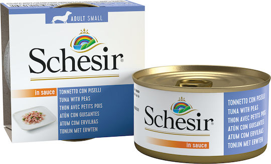 Schesir Υγρή Τροφή Σκύλων σε Κονσέρβα με Τόνο 85gr