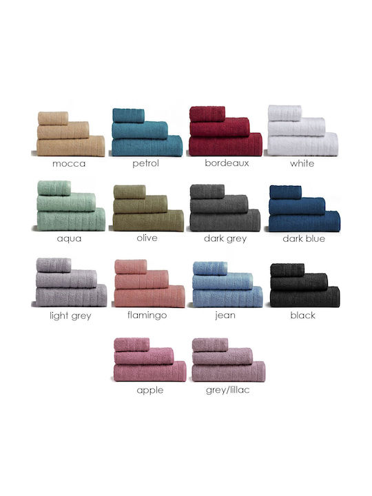 Melinen Bath Towel Fresca 70x140cm. Petrol Weight 500gr/m²