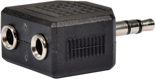 QTX Sound Converter 3.5mm male to 3.5mm 2x female 1pcs (759.307UK)