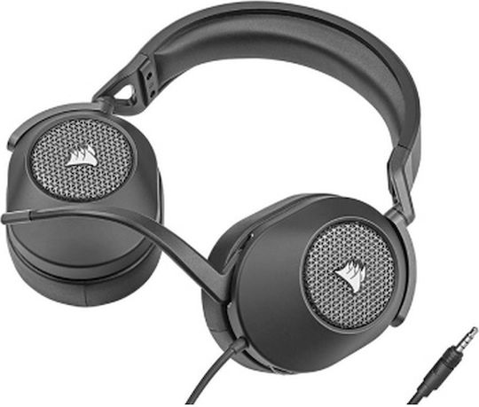 Corsair HS65 Surround Over Ear Gaming Headset with Connection 3.5mm Carbon