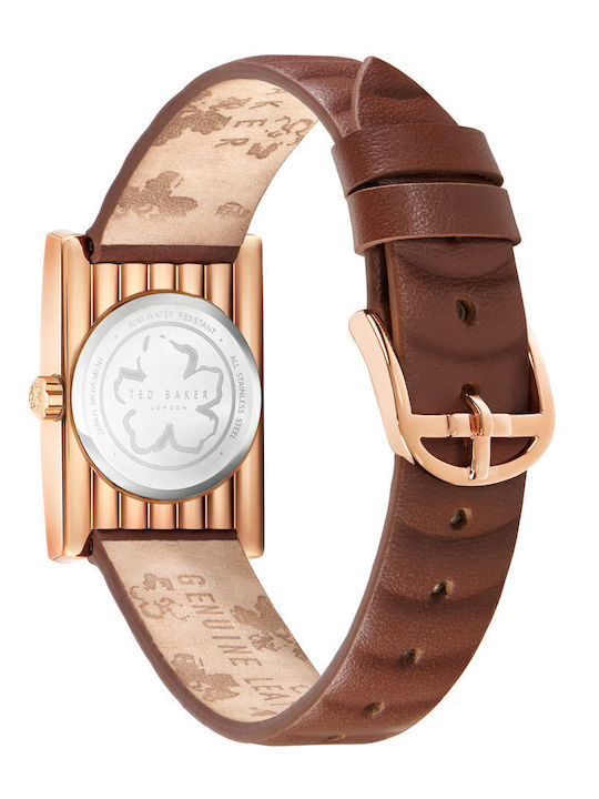 Ted Baker Ottolee Women's Watch with Brown Leather Strap