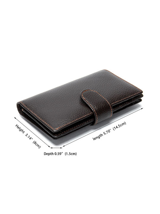 Cardinal Men's Leather Wallet Coffee