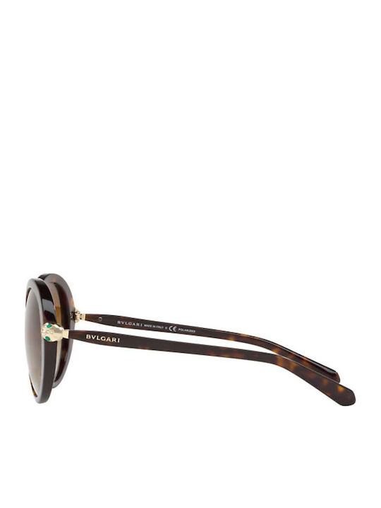 Bvlgari Sonnenbrillen Braun mit Kunststoff Gestell