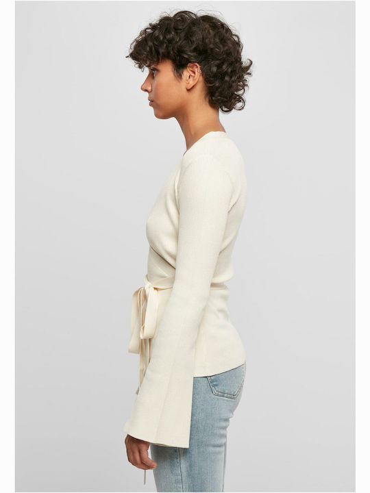 Women's Knitted Cardigan White Sand