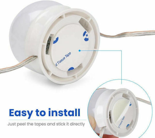 USB Vanity Mirror LED Light Warm to Cool White