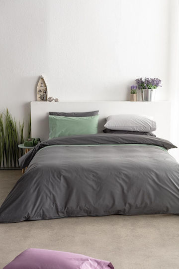 Vesta Home Плик за Завивка Памучен Единичен 170x240 Synthesis 502 Антрацит
