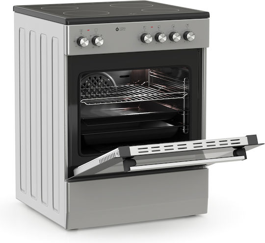 Thermogatz TGS CER600 S Aragaz 60lt cu Plite Ceramice L60cm. Inox