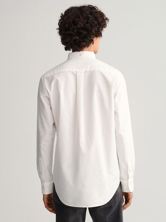 Long-sleeved Cotton Shirt White