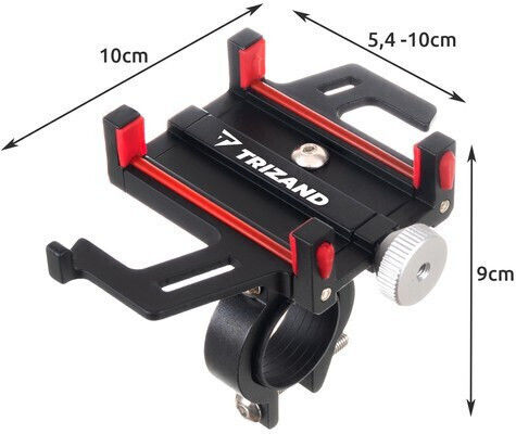 Trizand Trizand Bicycle Mobile Phone Holder with Protective Rubber