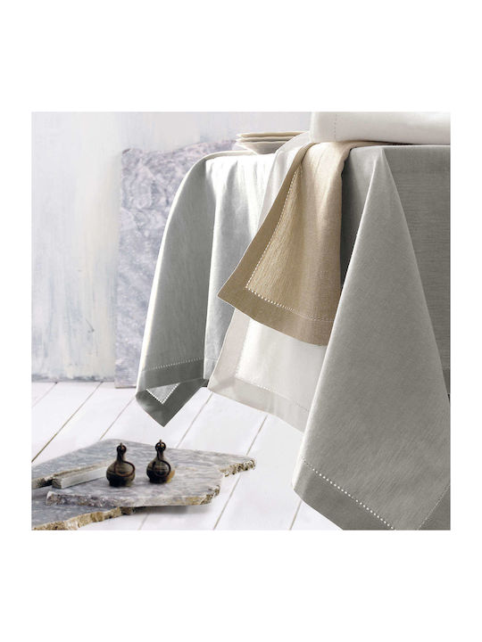 Rythmos Tablecloth Cotton Inez Beige 140x140cm
