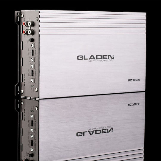 Gladen RC 70C4 Ενισχυτής Αυτοκινήτου 4 Καναλιών (Κλάση A/B)