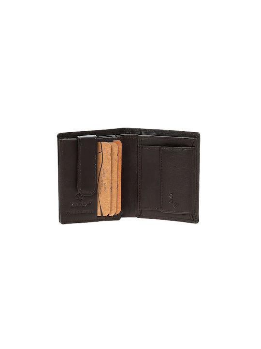 Lavor Men's Leather Wallet with RFID Dark Brown