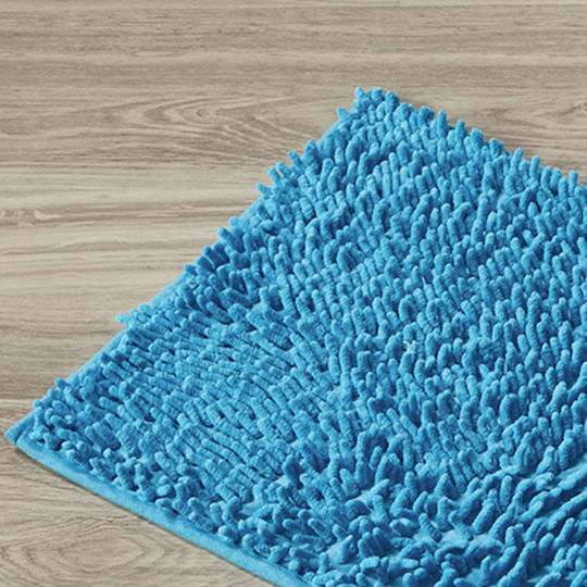 Whitegg Badematte Synthetisch,Polyester/Cotton/Leather Rechteckig Pat27 6 Turquoise 40x60cm