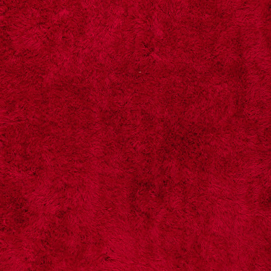 Koulis Carpets Flok Set Shaggy Covoare Pentru Dormitor Roșii 3 Bucăți