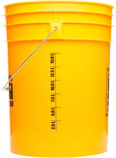 Work Stuff Mop Bucket Plastic Capacity 20lt Yellow