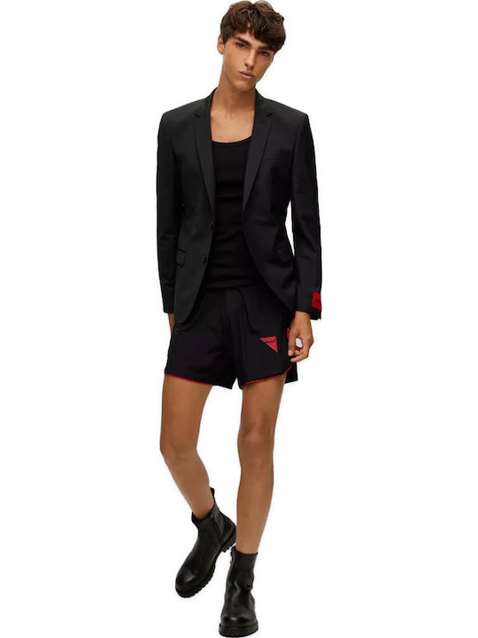 Artim204x Men's Winter Suit Jacket Slim Fit Black