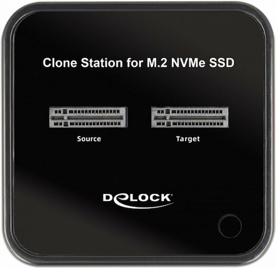 DeLock Docking Station για 2 Σκληρούς Δίσκους PCIe M.2(2230)" / M.2(2242)" / M.2(2260)" / M.2(2280)" με σύνδεση USB-C (64177)