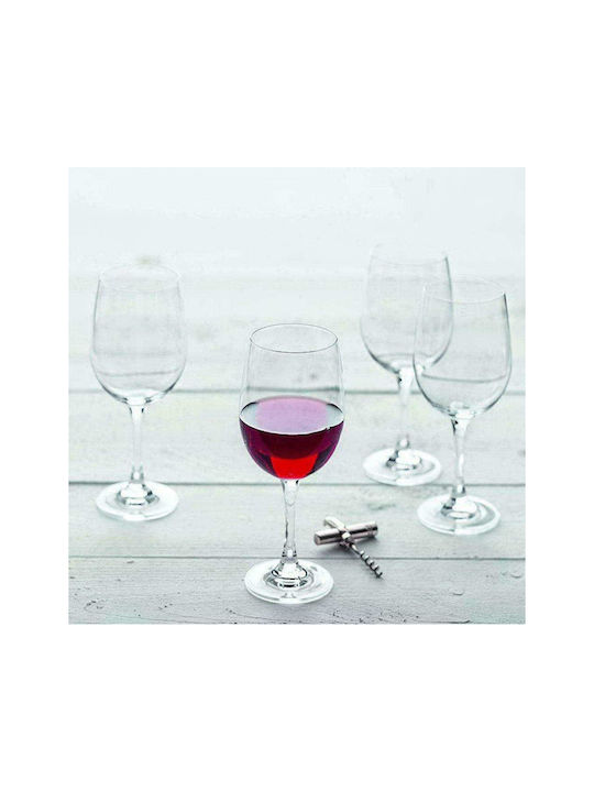 Montana First Set de Pahare pentru Vin Roșu din Sticlă Fără Colțuri 440ml 6buc