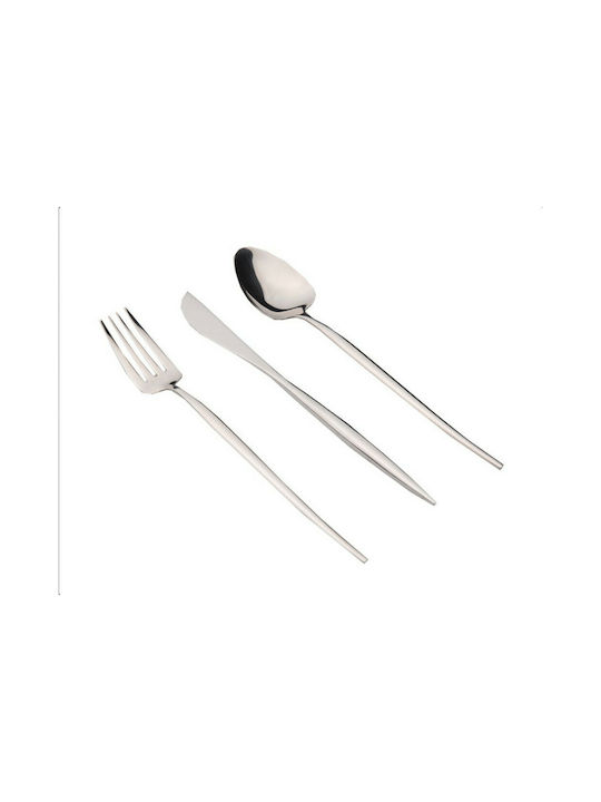 Dinox Lisbon Cutlery Set Stainless Silver 60pcs