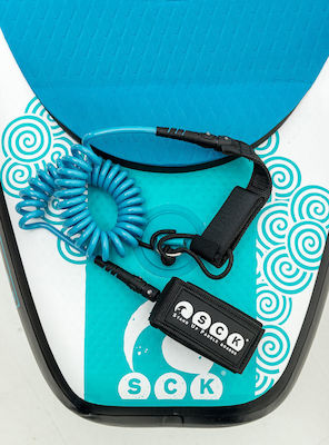 SCK SUP Ankle Strap 10ft Τουρκουάζ