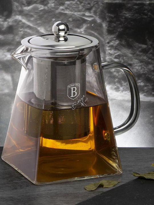 Berlinger Haus Teapot with Filter Glass in Transparent Color 950ml