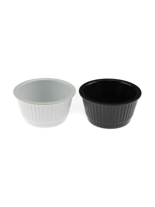Viosarp Dip-Schüssel Rund aus Melamin White mit Durchmesser 6cm