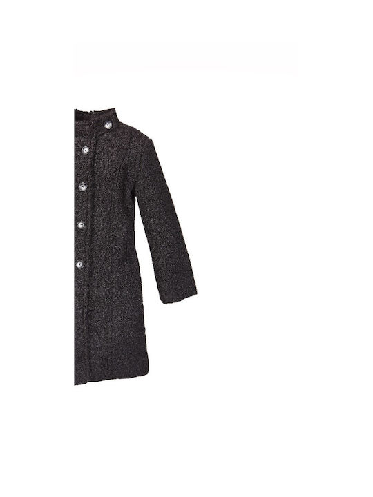 M&B Kid's Fashion Kids Coat Long Black 338