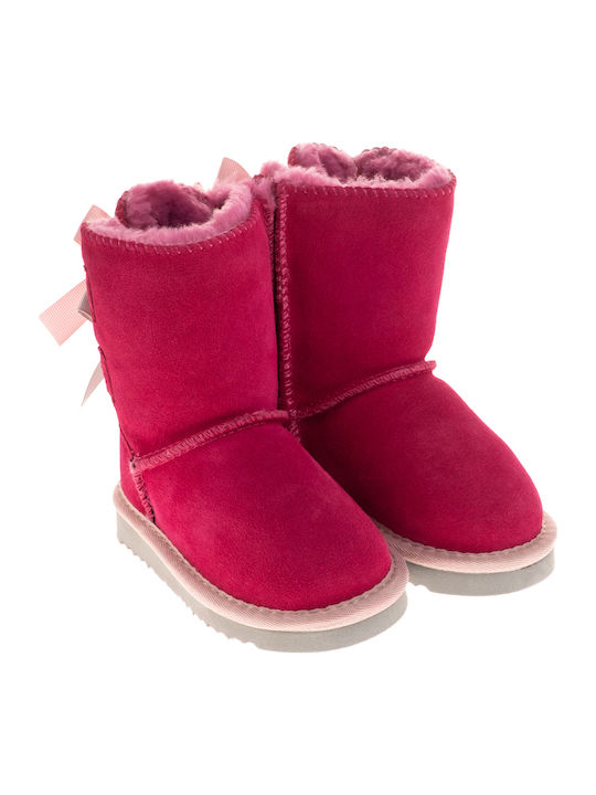 Ghete Copii din Piele Fuchsia